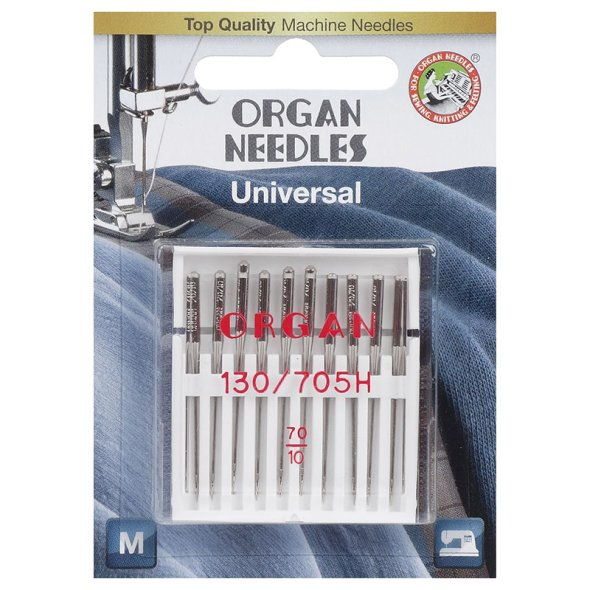 Organ Needles Universal 130/705H 70/10 10er Set 