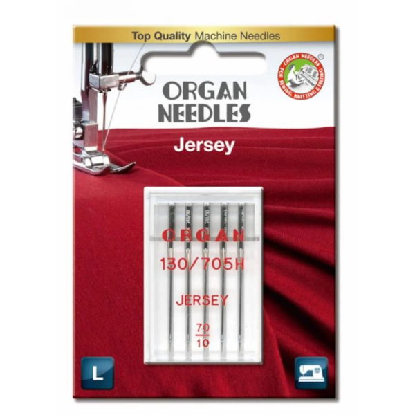 Organ Needles Jersey 130/705H 70/10 5er Set 