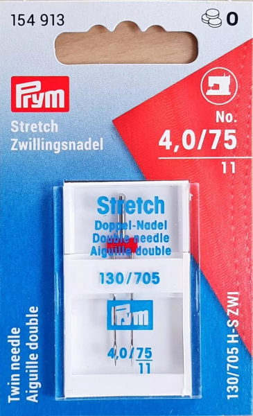 Prym Stretch Doppel-Nadel 130/705 4,0/75/11 