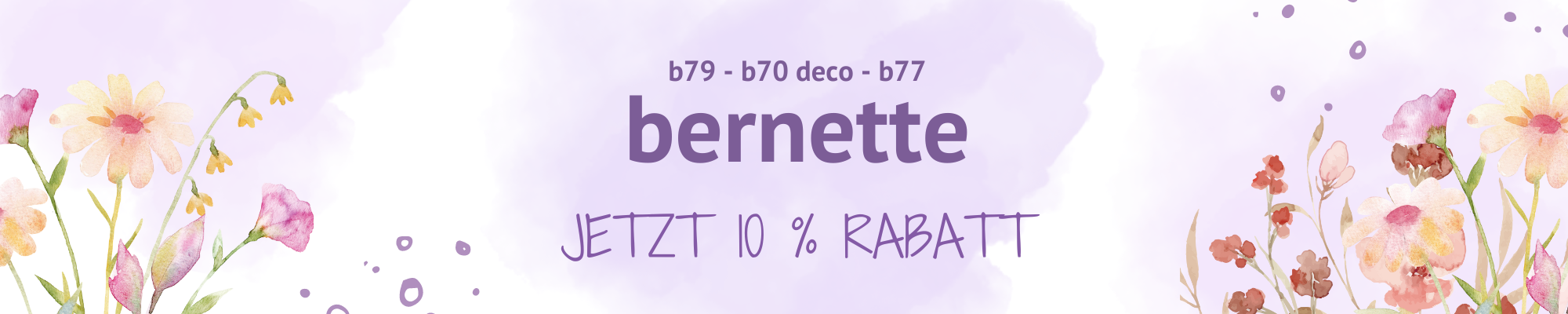 Banner 10% bernette